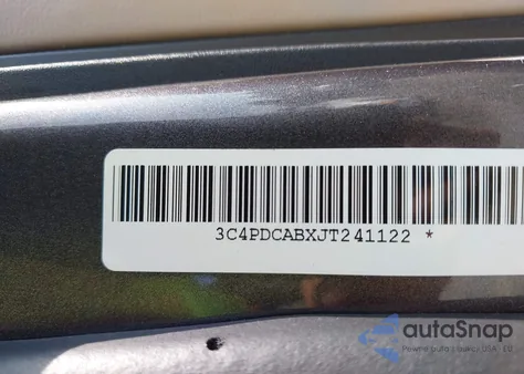 2018 Dodge Journey Se z USA, uszkodzony, nr VIN 3C4PDCABXJT241122